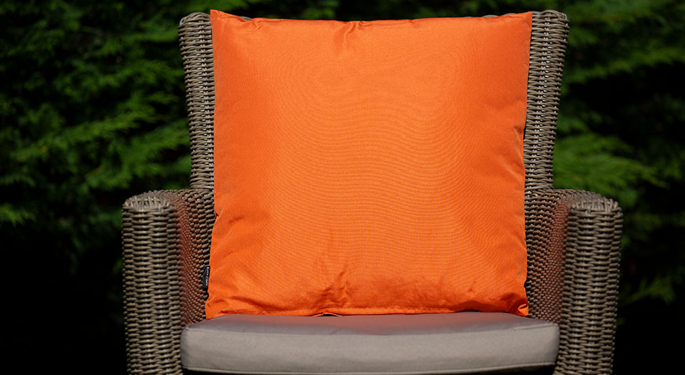 Showerproof Scatter Cushion Orange
