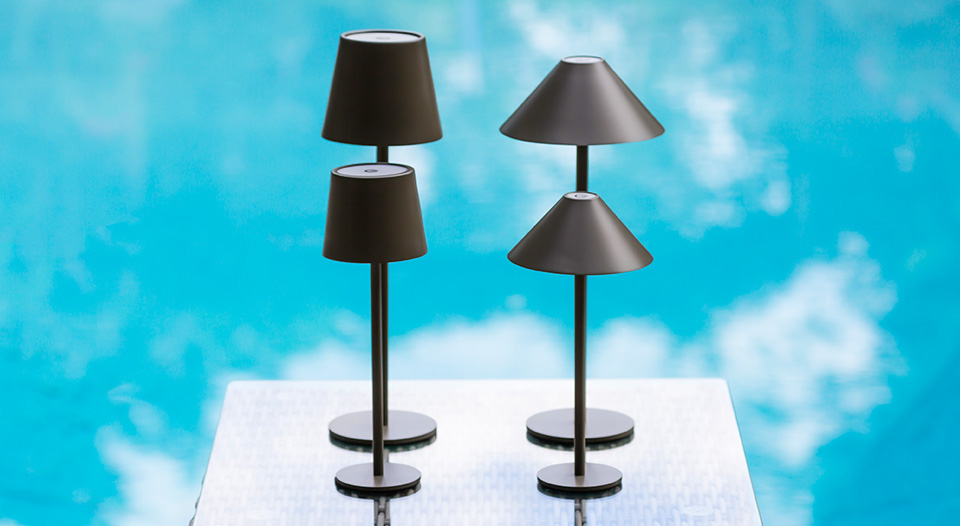 Cordless Easy Lamps Grey