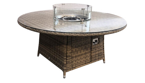Seville Round Fire Pit Table