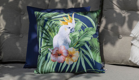 Enchanting Scatter Cushion Exotic Cockatoo